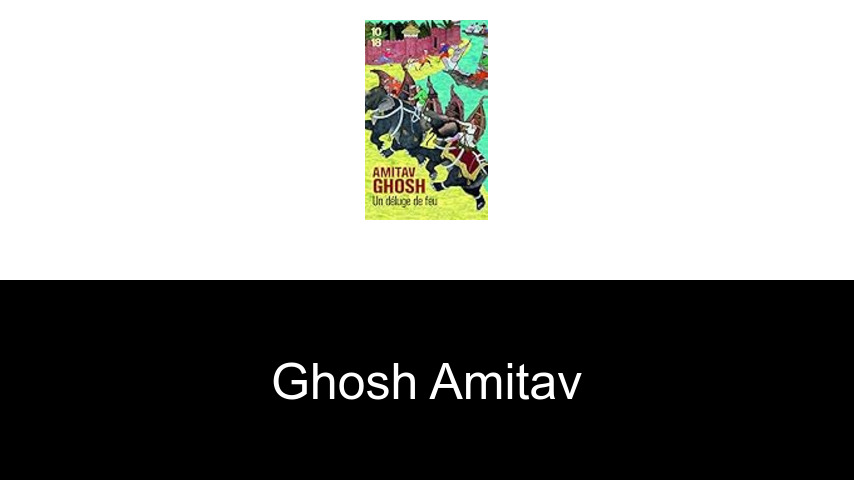 livres de Ghosh Amitav