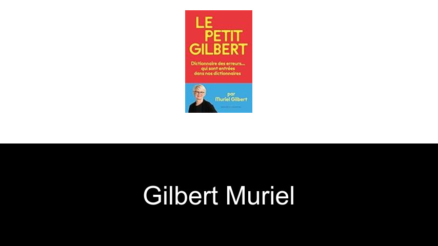 livres de Gilbert Muriel