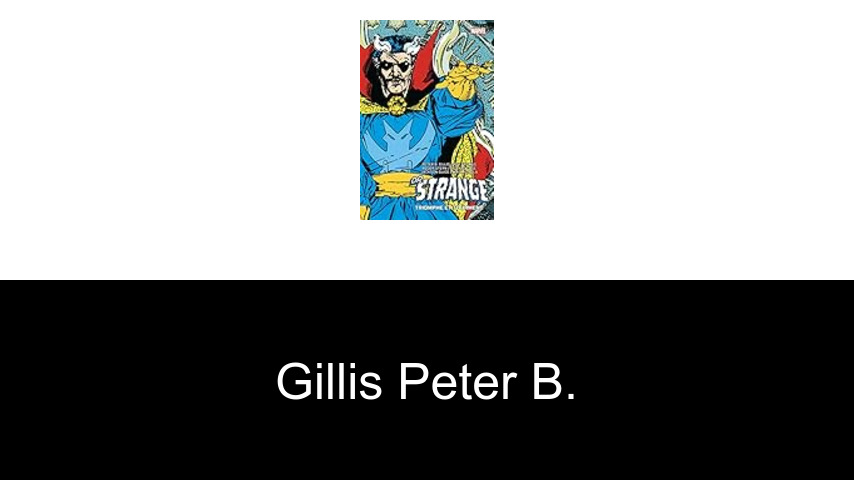 livres de Gillis Peter B.