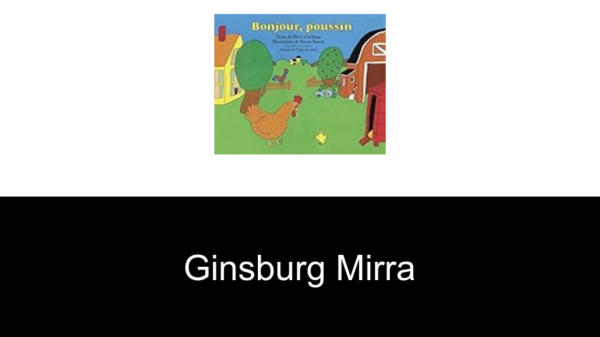 livres de Ginsburg Mirra