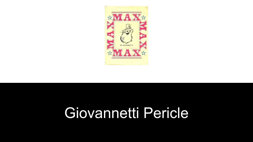 livres de Giovannetti Pericle