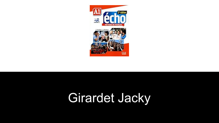 livres de Girardet Jacky