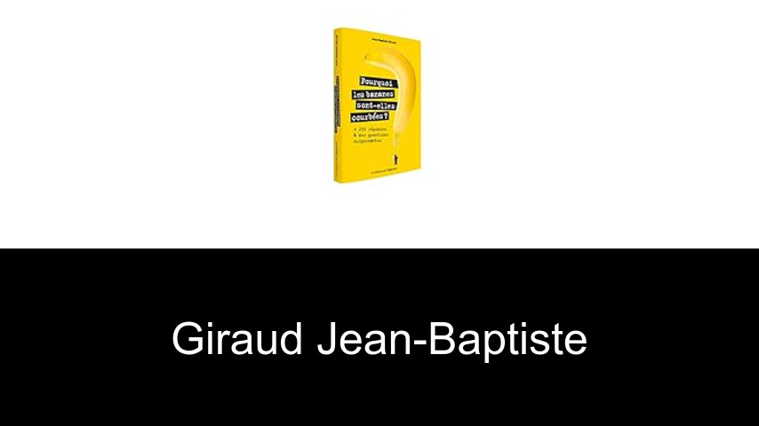 livres de Giraud Jean-baptiste