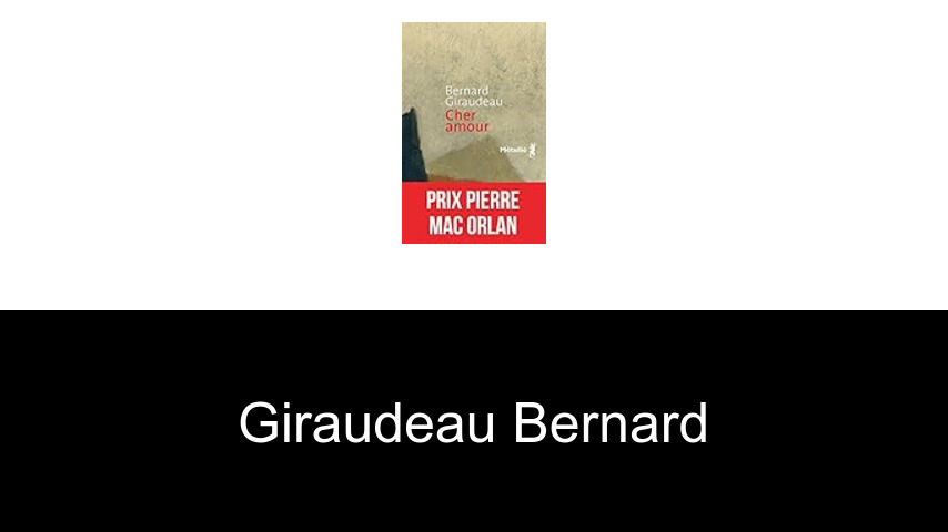 livres de Giraudeau Bernard