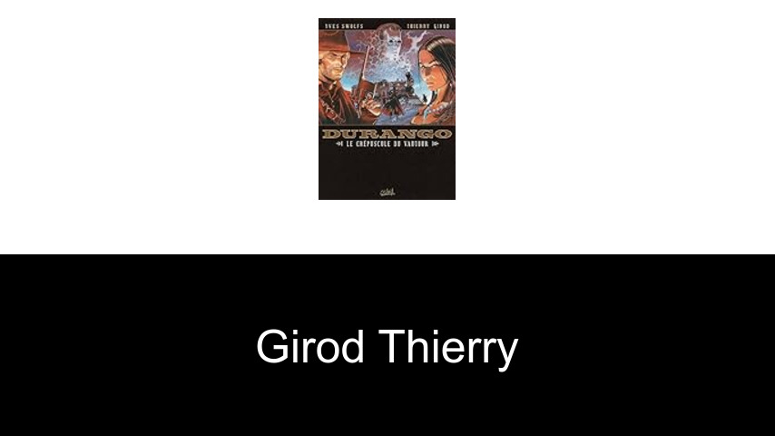 livres de Girod Thierry