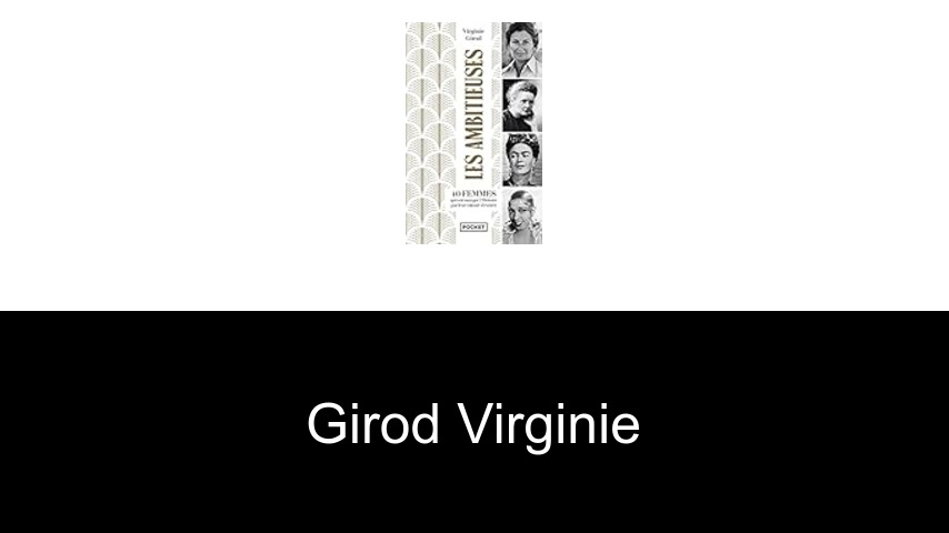 livres de Girod Virginie