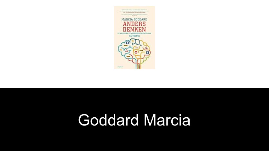 livres de Goddard Marcia