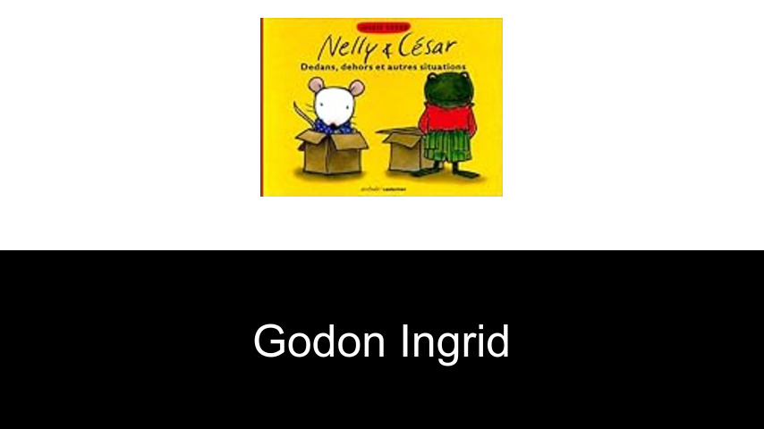 livres de Godon Ingrid