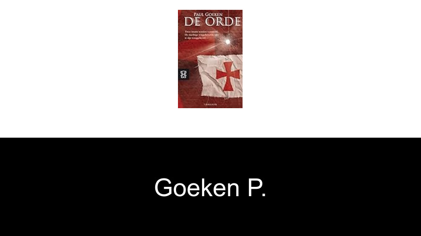livres de Goeken P.