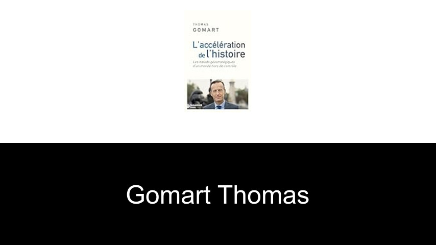livres de Gomart Thomas