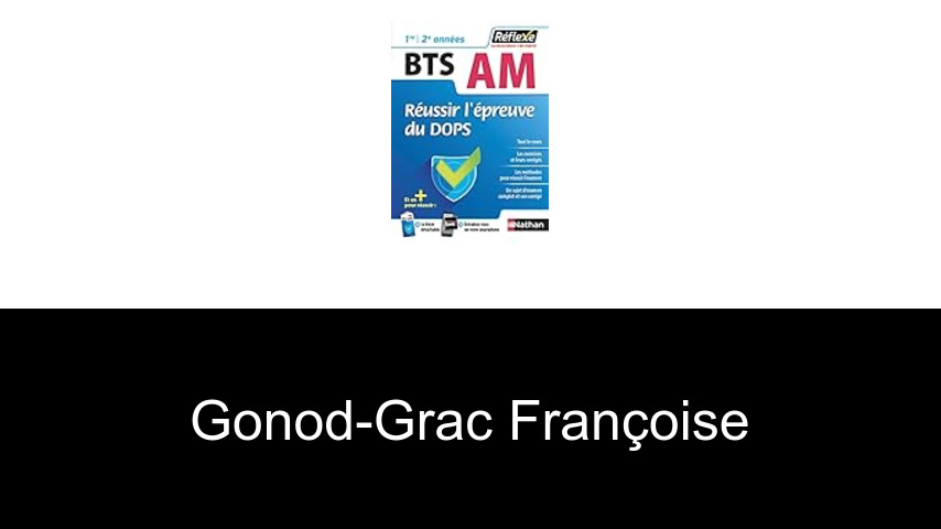 livres de Gonod-Grac Françoise