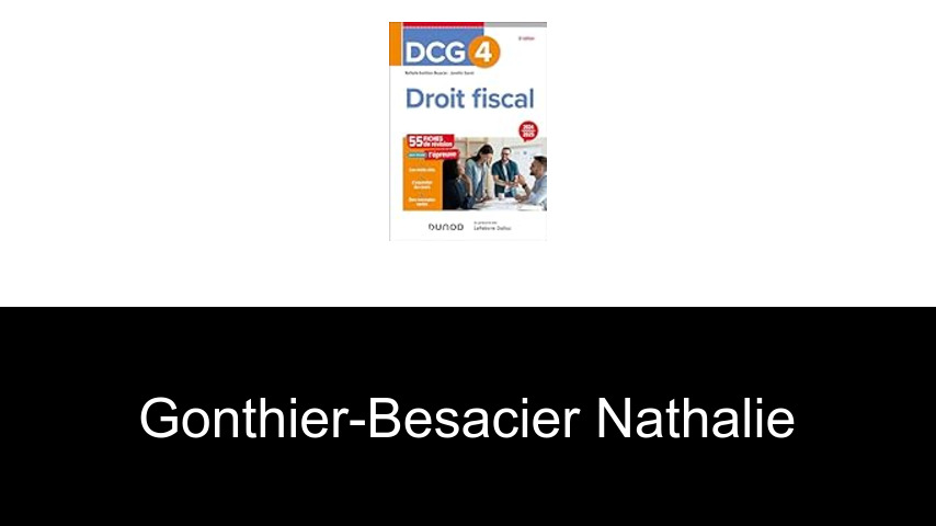 livres de Gonthier-Besacier Nathalie