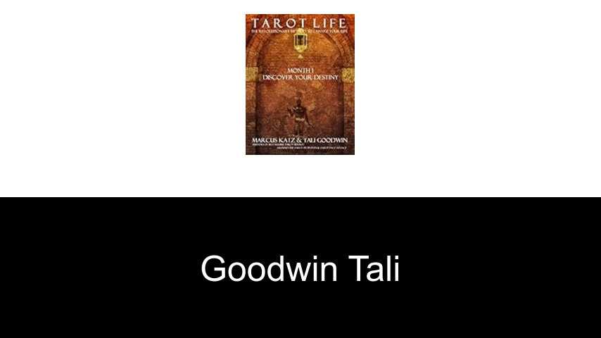 livres de Goodwin Tali