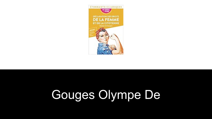 livres de Gouges Olympe de