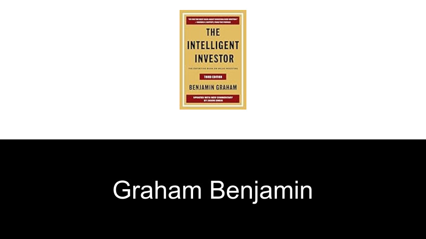 livres de Graham Benjamin