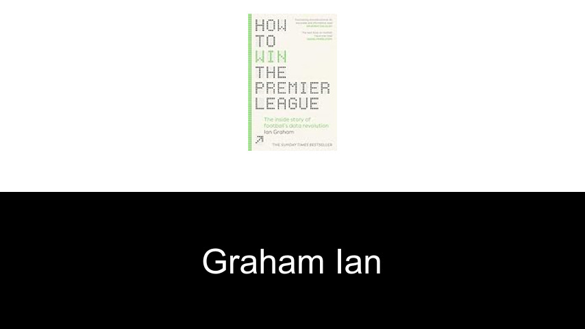 livres de Graham Ian