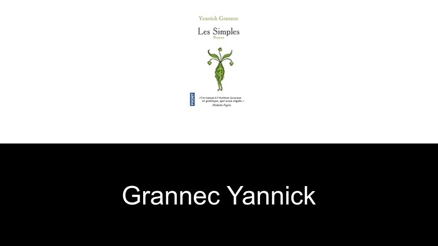 livres de Grannec Yannick