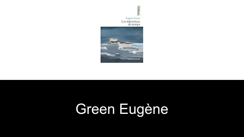 livres de Green Eugène