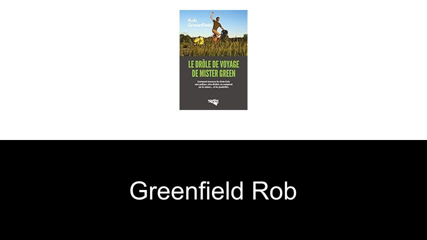 livres de Greenfield Rob
