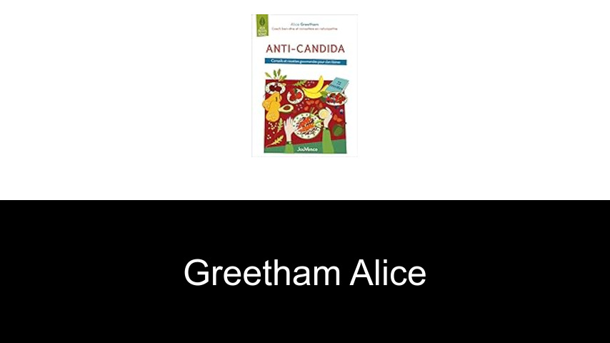 livres de Greetham Alice