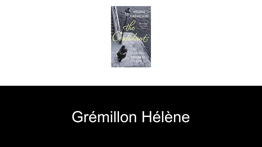 livres de Grémillon Hélène