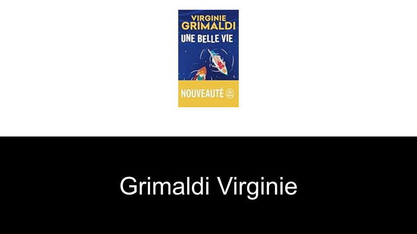 livres de Grimaldi Virginie