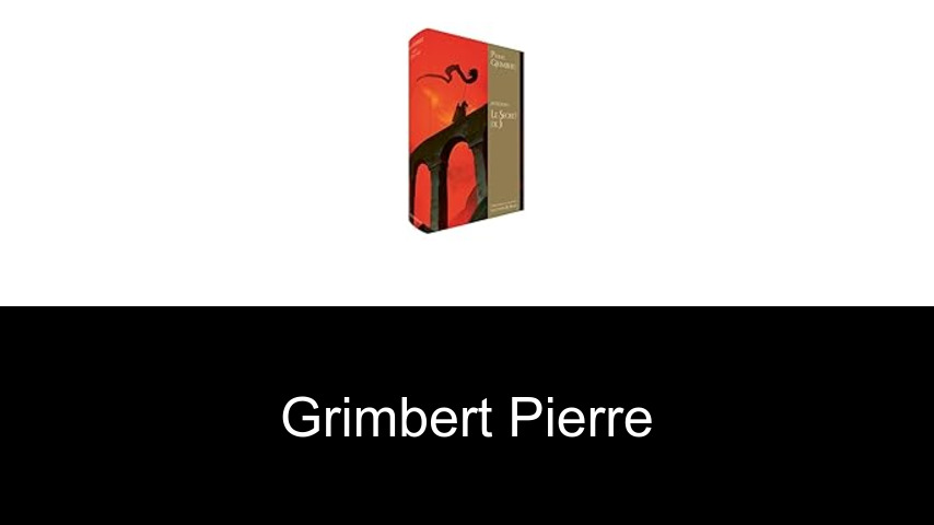 livres de Grimbert Pierre