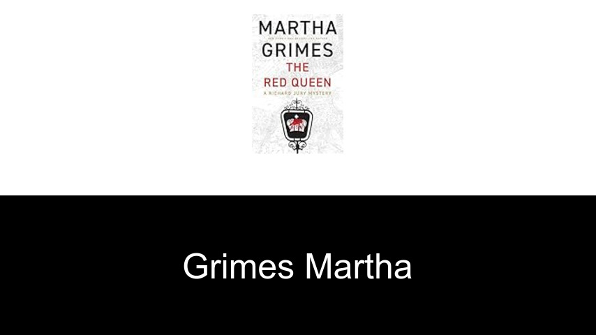 livres de Grimes Martha