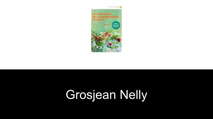 livres de Grosjean Nelly