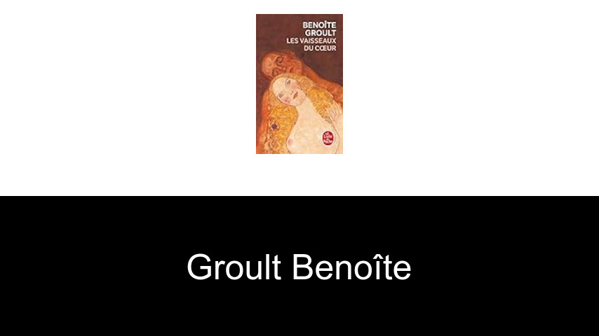 livres de Groult Benoîte