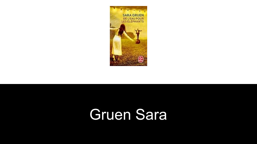 livres de Gruen Sara