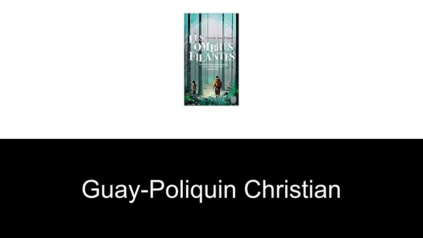 livres de Guay-poliquin christian