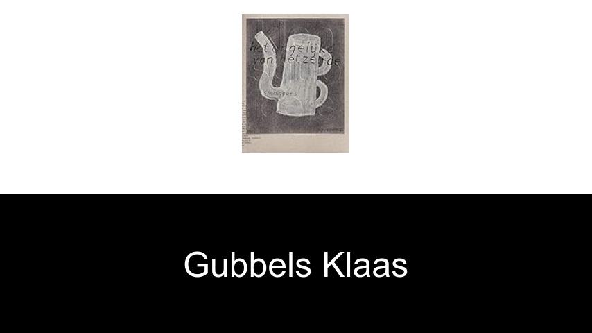 livres de Gubbels Klaas