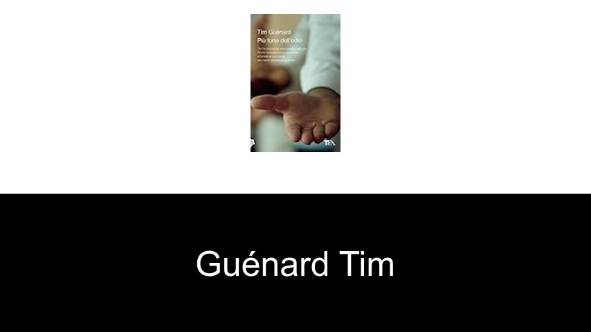 livres de Guénard Tim
