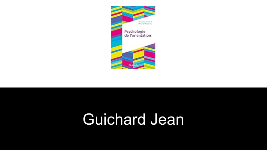 livres de Guichard Jean