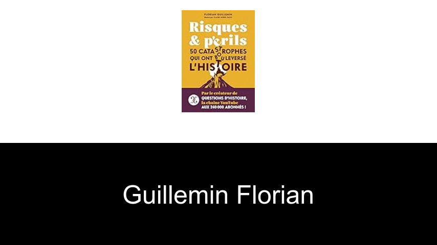 livres de Guillemin Florian