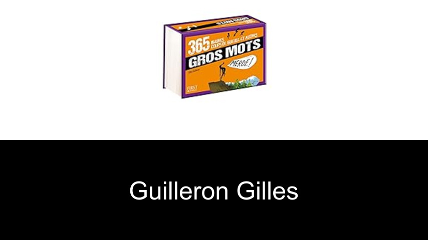 livres de Guilleron Gilles