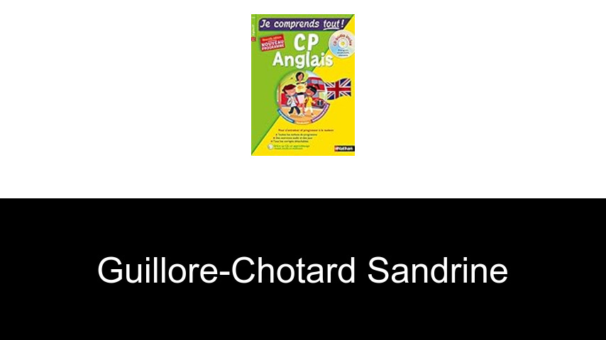 livres de Guillore-Chotard Sandrine