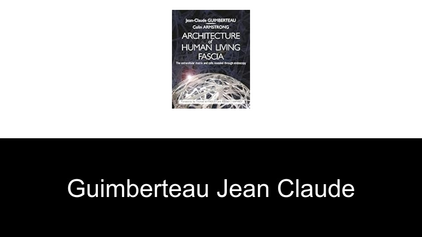 livres de Guimberteau Jean Claude