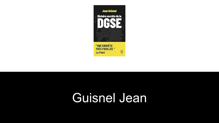 livres de Guisnel Jean