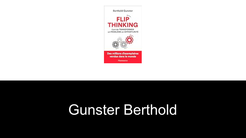 livres de Gunster Berthold