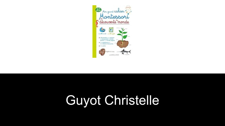 livres de Guyot Christelle