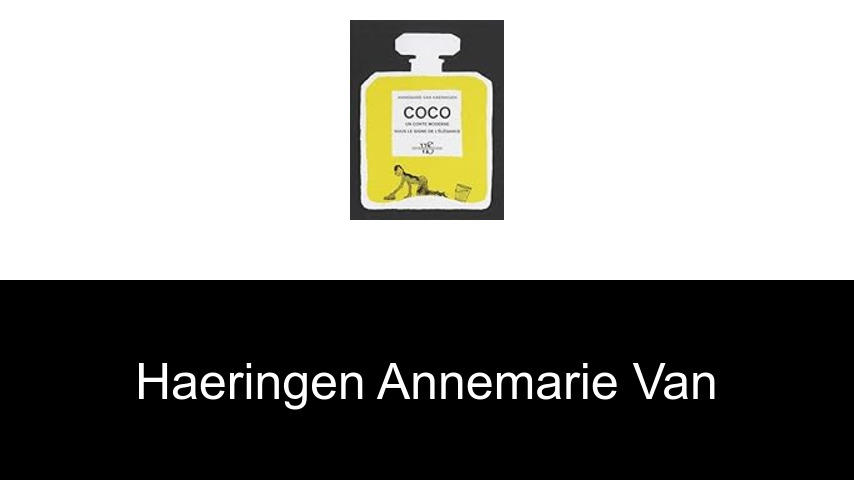livres de Haeringen Annemarie van