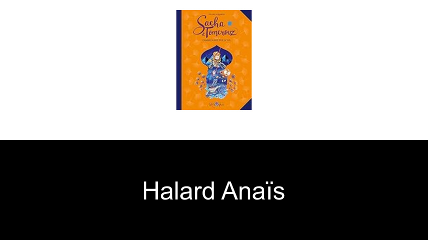livres de Halard Anaïs