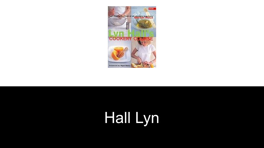 livres de Hall Lyn