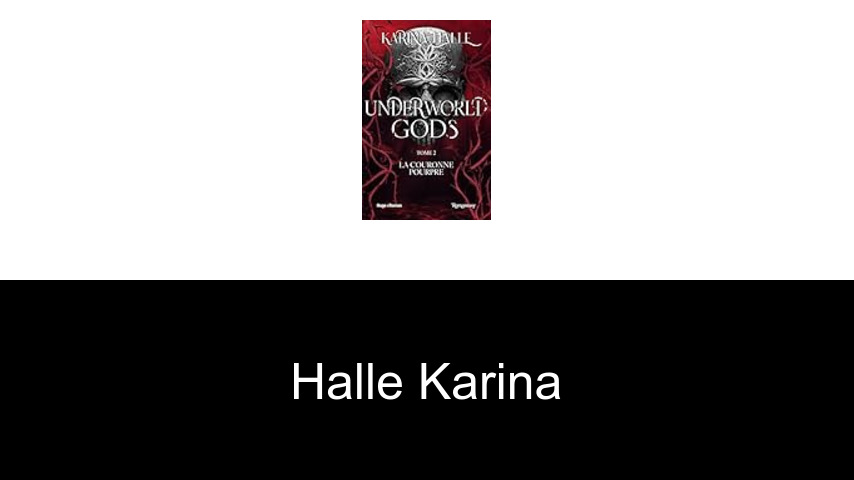livres de Halle Karina