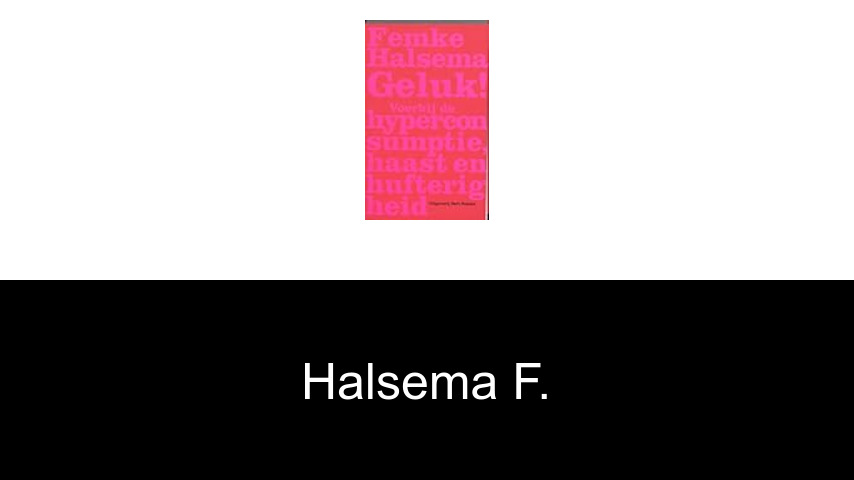 livres de Halsema F.