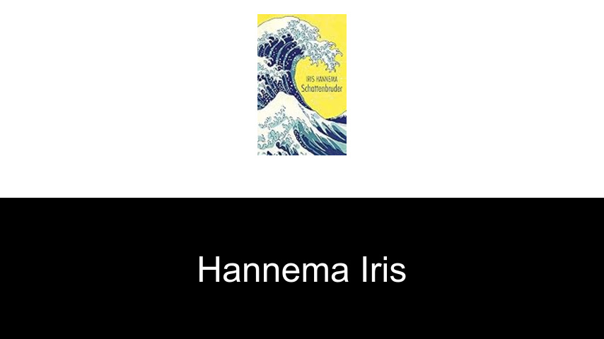 livres de Hannema Iris