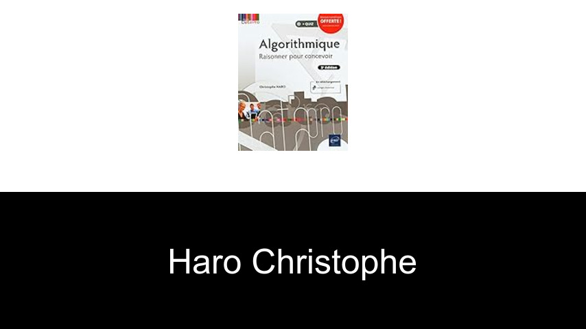 livres de Haro Christophe