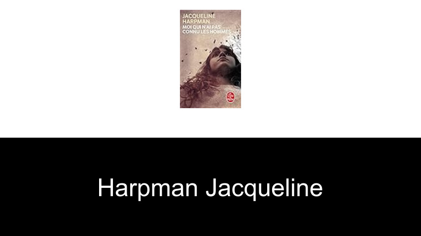 livres de Harpman Jacqueline